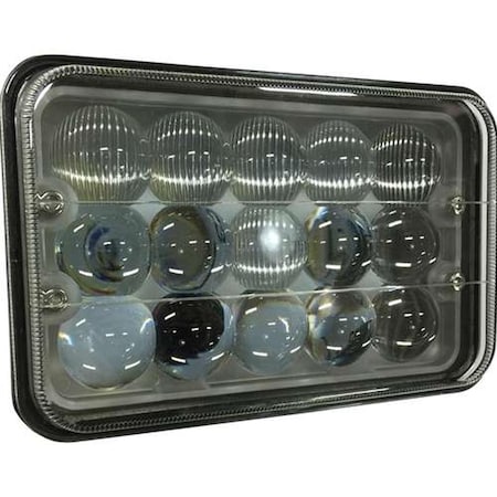 Aftermarket KM LED 6in. x 4in. Rectangular Light, Hi/Lo 2871-KM